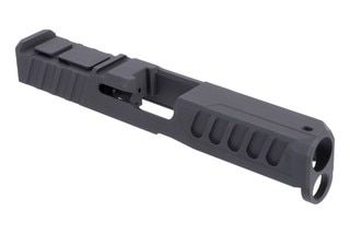 Aimpoint ACRO compatible Glock 19 slide, black.